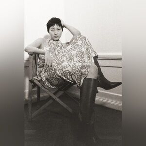 Rodebjer maxi dress unique beach runway Parisian fun eclectic medium nwt